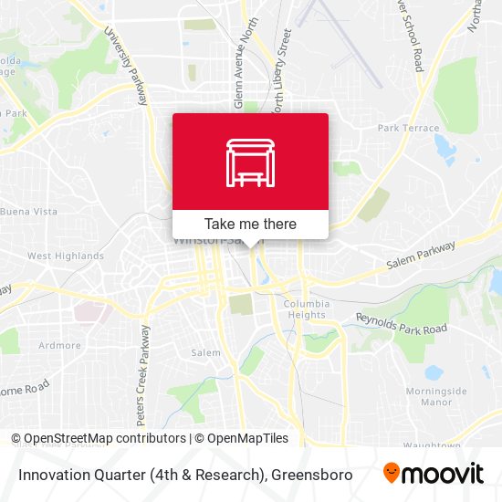 Innovation Quarter (4th & Research) map