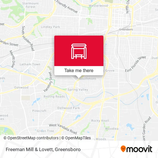 Mapa de Freeman Mill & Lovett