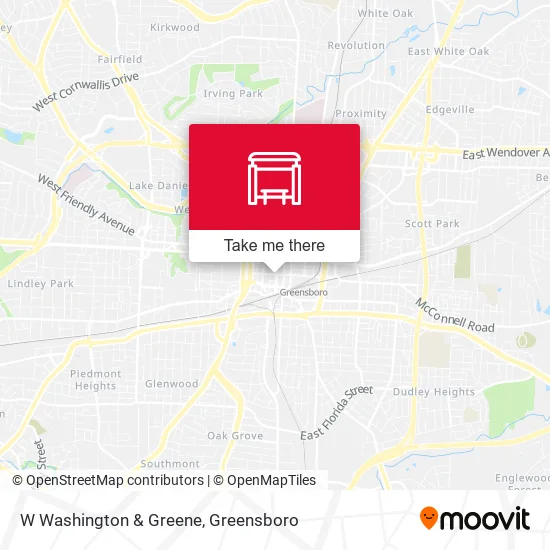 Mapa de W Washington & Greene