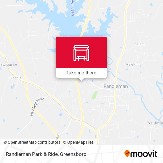 Mapa de Randleman Park & Ride