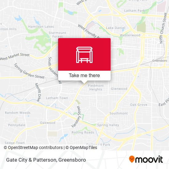 Gate City & Patterson map