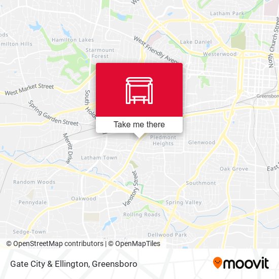 Mapa de Gate City & Ellington