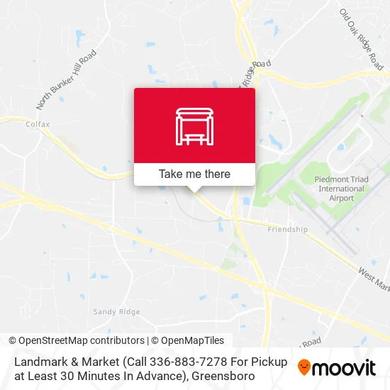 Landmark & Market (Call 336-883-7278 For Pickup at Least 30 Minutes In Advance) map