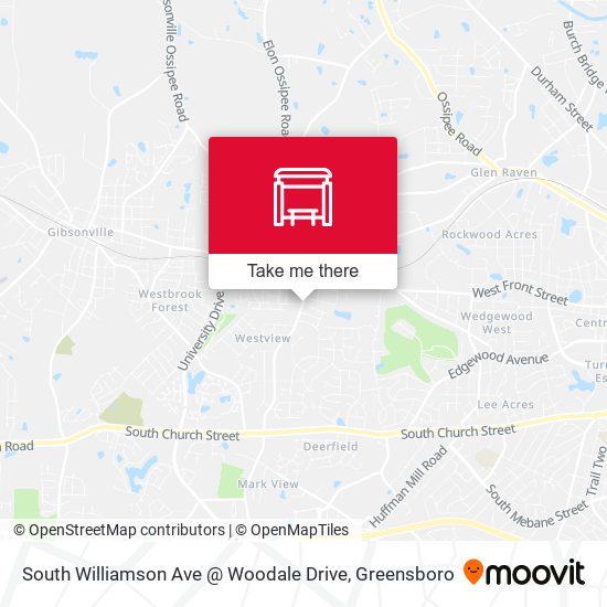 Mapa de South Williamson Ave @ Woodale Drive