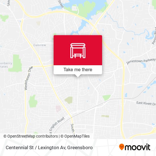 Centennial St / Lexington Av map