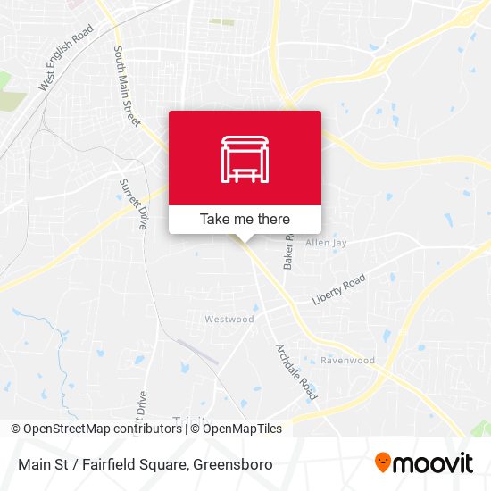Mapa de Main St / Fairfield Square