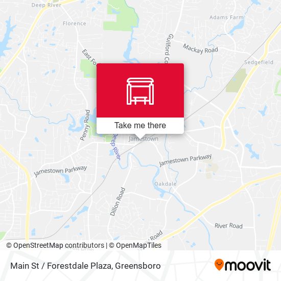 Main St / Forestdale Plaza map