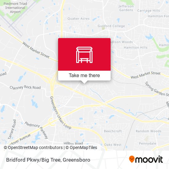 Bridford Pkwy/Big Tree map