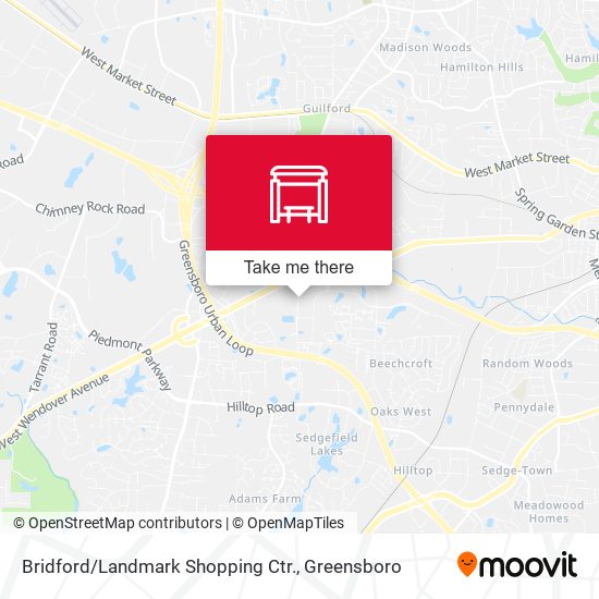 Mapa de Bridford / Landmark Shopping Ctr.