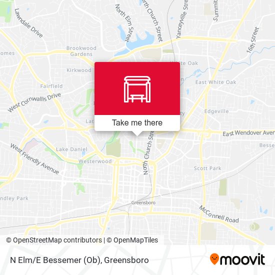 N Elm/E Bessemer (Ob) map
