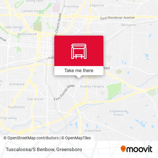 Mapa de Tuscaloosa/S Benbow