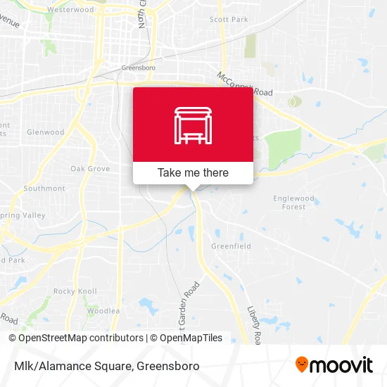 Mapa de Mlk/Alamance Square