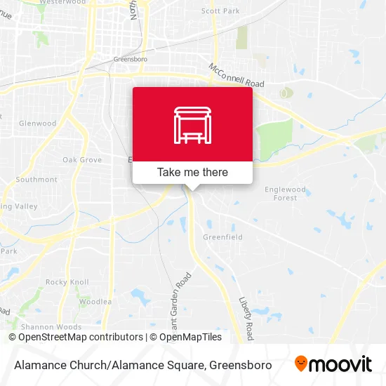Mapa de Alamance Church / Alamance Square