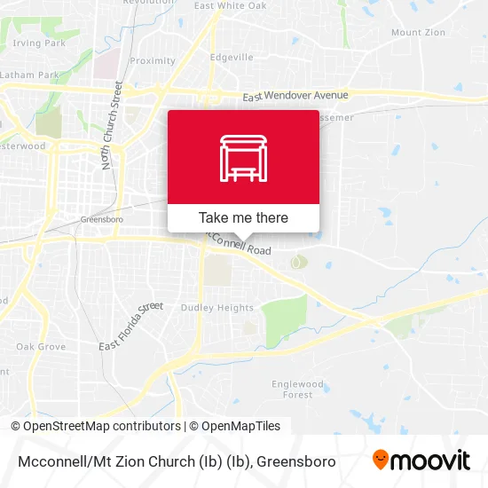 Mapa de Mcconnell / Mt Zion Church (Ib) (Ib)