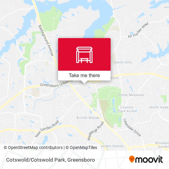 Cotswold/Cotswold Park map
