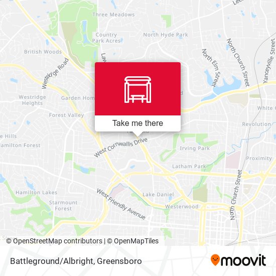 Battleground/Albright map