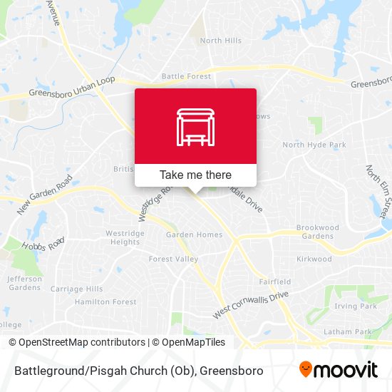 Mapa de Battleground / Pisgah Church (Ob)