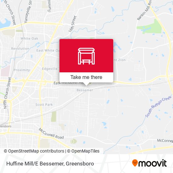 Mapa de Huffine Mill/E Bessemer
