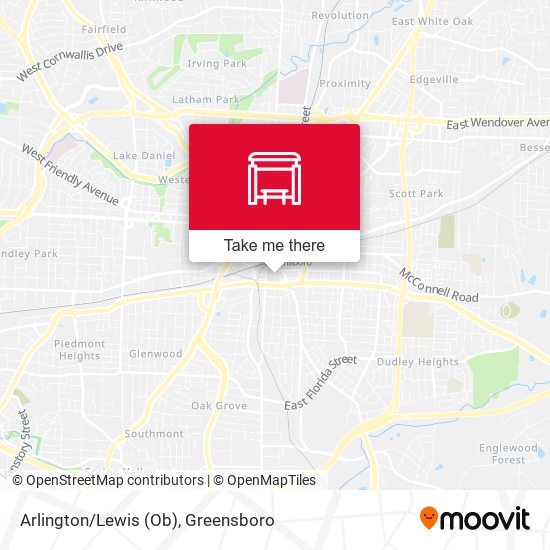 Arlington/Lewis (Ob) map