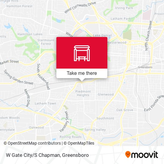 Mapa de W Gate City/S Chapman