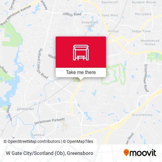 W Gate City/Scotland (Ob) map