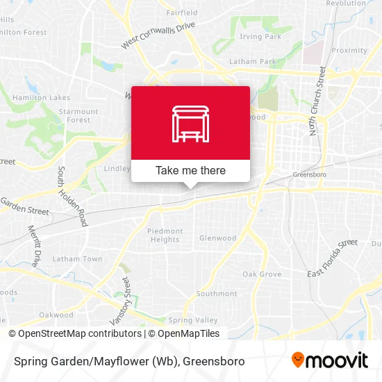 Mapa de Spring Garden/Mayflower (Wb)