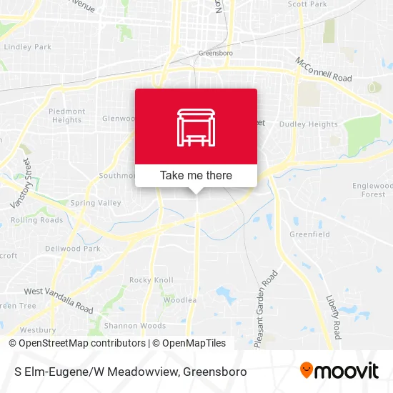 Mapa de S Elm-Eugene/W Meadowview