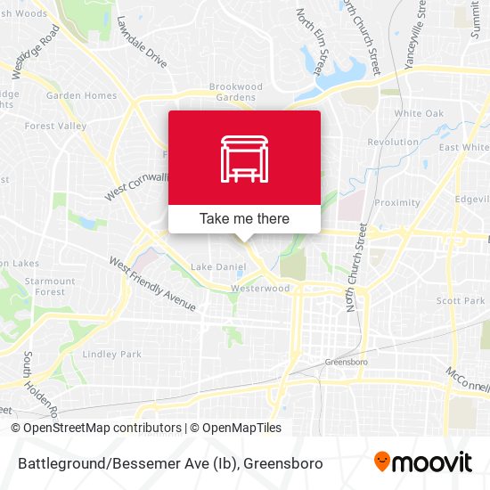 Mapa de Battleground/Bessemer Ave (Ib)