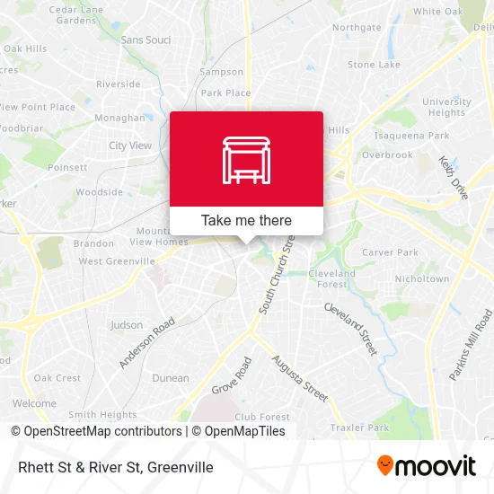 Rhett St & River St map