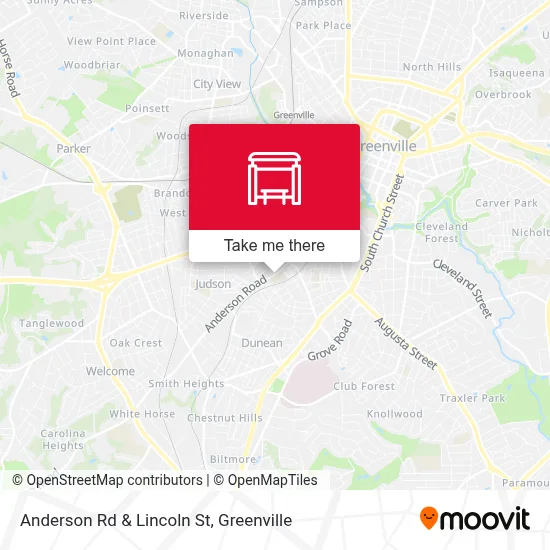 Anderson Rd & Lincoln St map