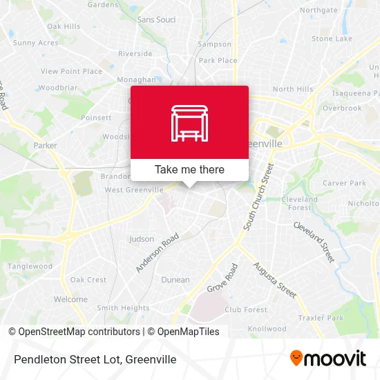 Pendleton Street Lot map