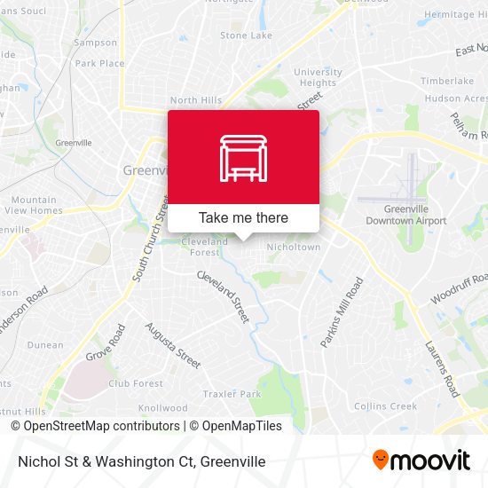 Mapa de Nichol St & Washington Ct