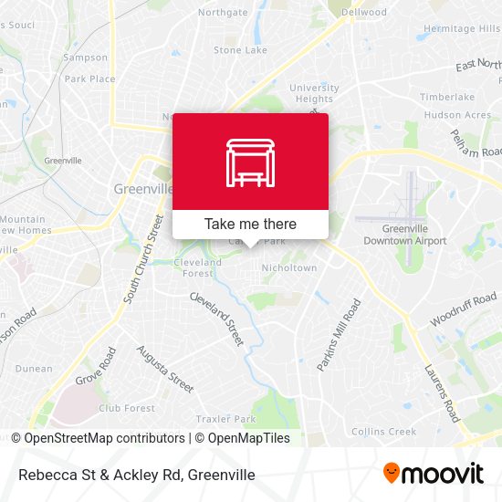 Mapa de Rebecca St & Ackley Rd