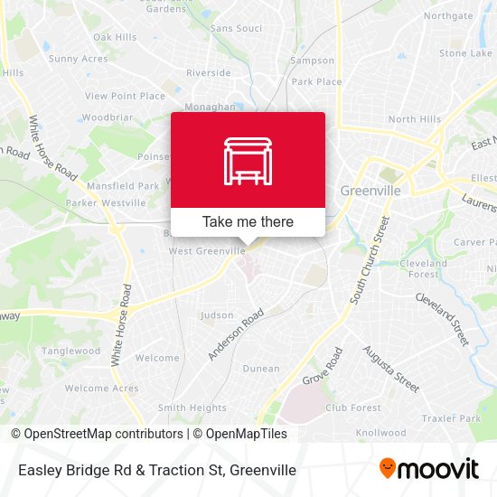 Mapa de Easley Bridge Rd & Traction St