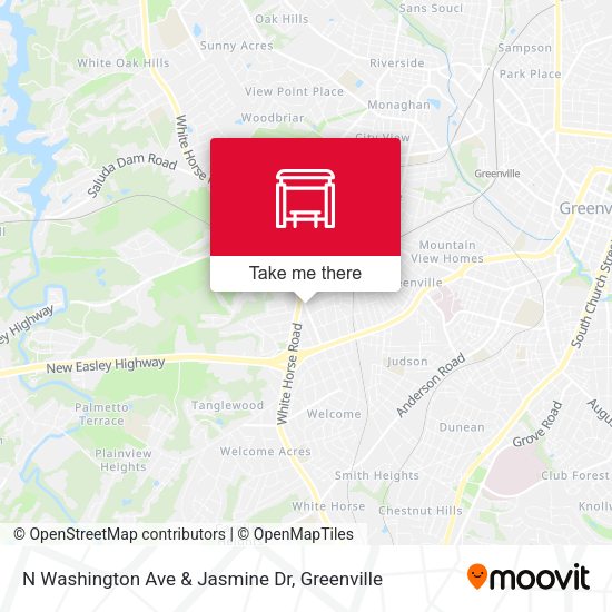 Mapa de N Washington Ave & Jasmine Dr
