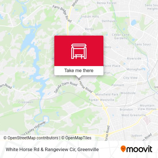 Mapa de White Horse Rd & Rangeview Cir