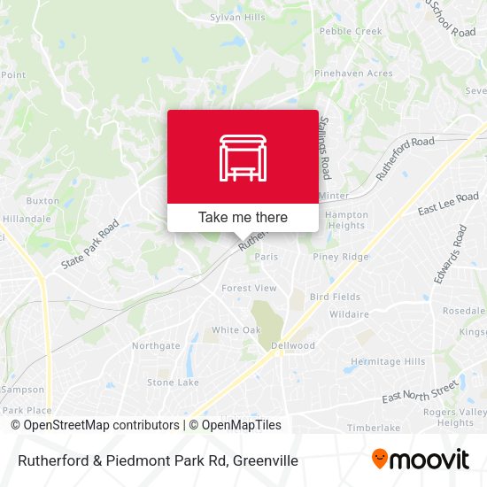 Mapa de Rutherford & Piedmont Park Rd