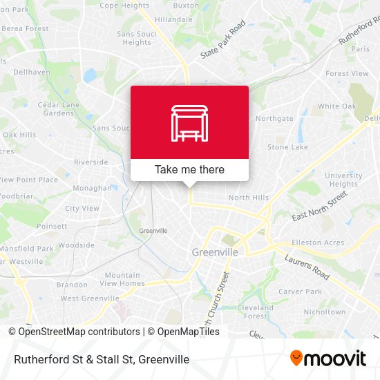 Mapa de Rutherford St & Stall St