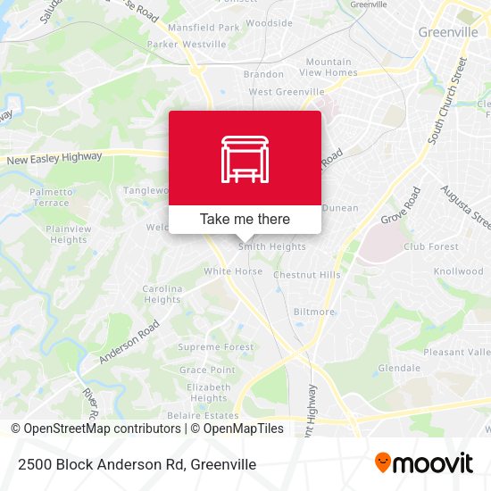 Mapa de 2500 Block Anderson Rd