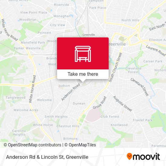 Mapa de Anderson Rd & Lincoln St