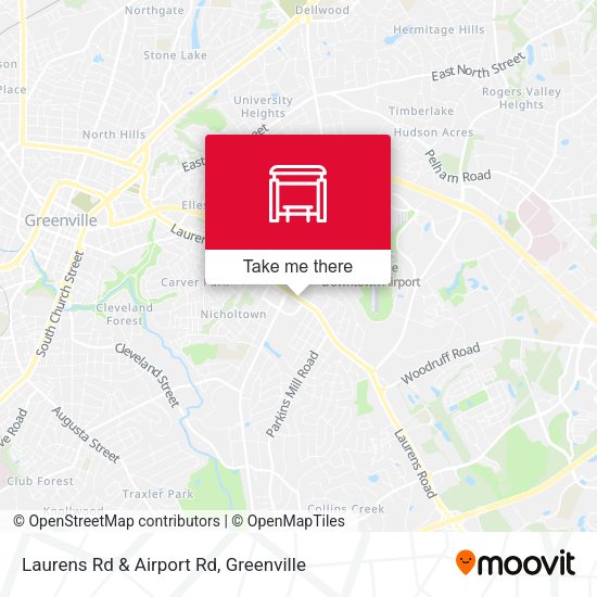 Mapa de Laurens Rd & Airport Rd