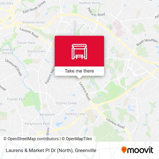 Mapa de Laurens & Market Pl Dr (North)