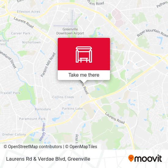 Mapa de Laurens Rd & Verdae Blvd