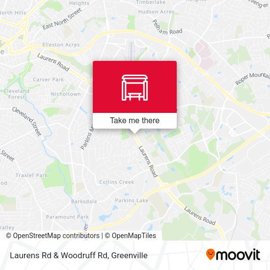 Mapa de Laurens Rd & Woodruff Rd