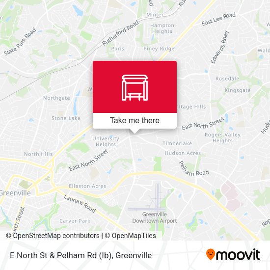 Mapa de E North St & Pelham Rd (Ib)