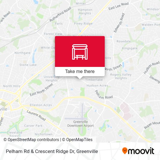 Mapa de Pelham Rd & Crescent Ridge Dr