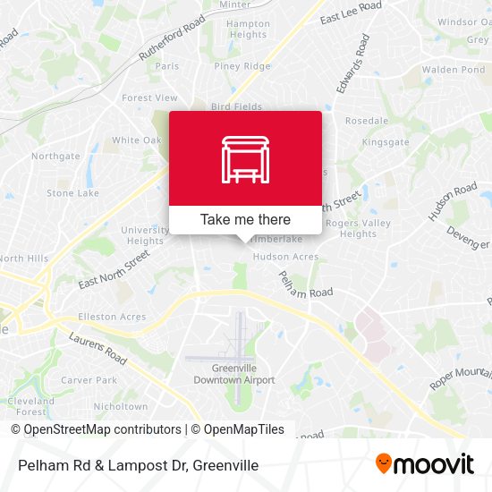 Mapa de Pelham Rd & Lampost Dr