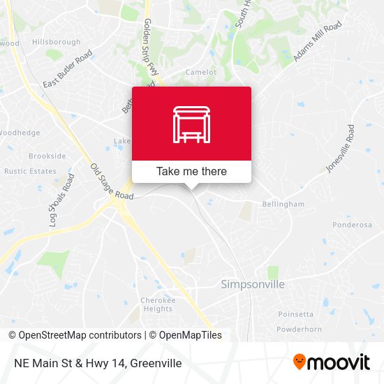 Mapa de NE Main St & Hwy 14