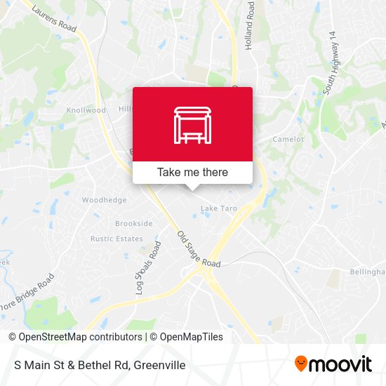 Mapa de S Main St & Bethel Rd