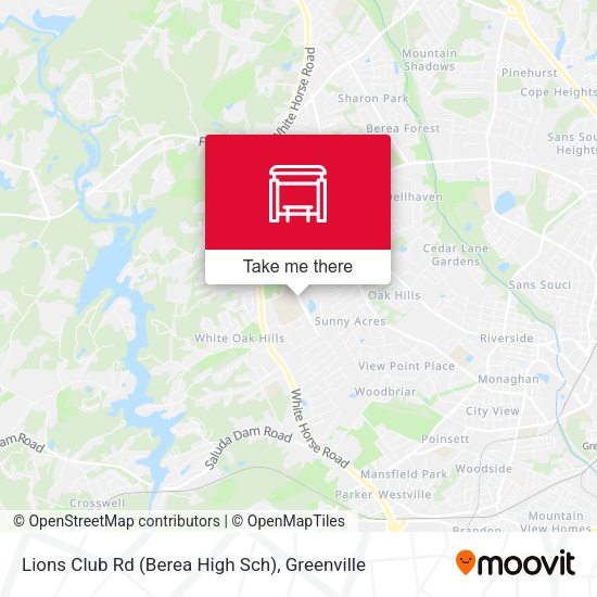 Mapa de Lions Club Rd (Berea High Sch)